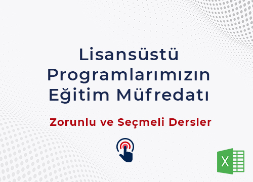 Tüm Anabilim Dalları Eğitim Müfredatı